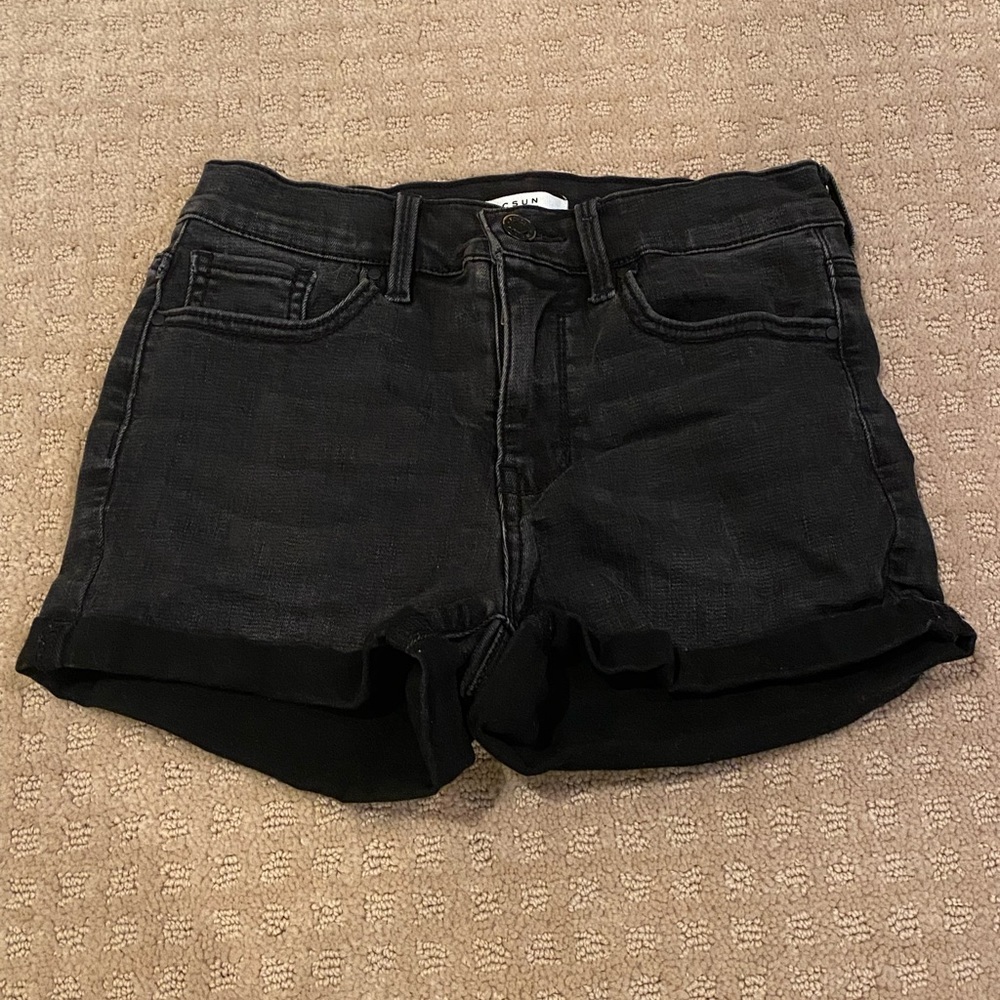 PacSun Black Denim Shorts